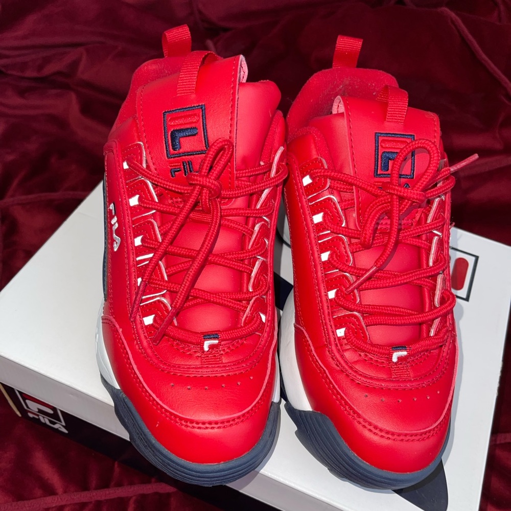 Red Fila Shoes